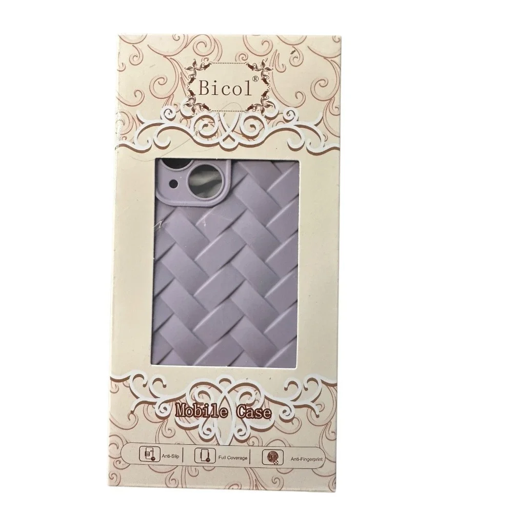 Bicol Fashion Case Anti-Slip Anti-Fingerprint Full Coverage Mobile Phone Case